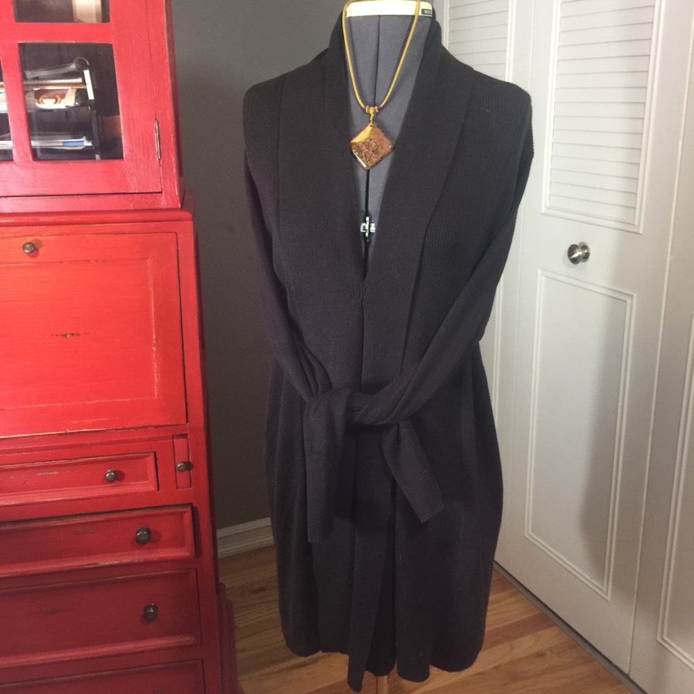 Dark brown sweater tunic size med